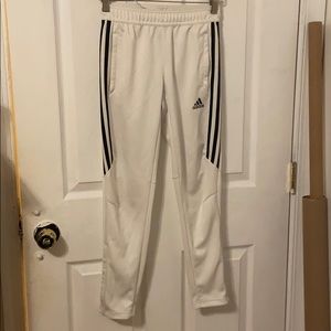Adidas Youth Training Pants (White/black)